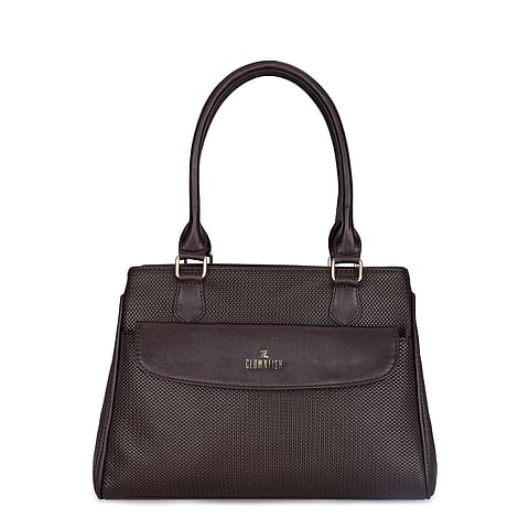 THE CLOWNFISH Prudence Faux Leather Handbag